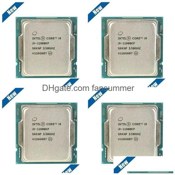 Processeur Intel Core I9 11900Kf 35Ghz, huit cœurs, 16 threads, L316Mb, 125W, Lga 1200, scellé mais sans refroidisseur, 231117, livraison directe, Dhyo4