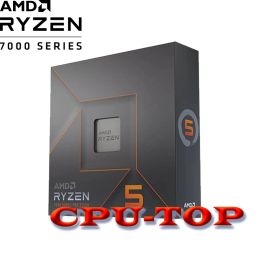 CPUS NOUVEAU AMD RYZEN 5 7600X R5 7600X BOX 100000000593 4.7GHz 6Core 12THREAD CPU Processo 5NM ZEN4 105W SOCKET AM5 PCIE5.0