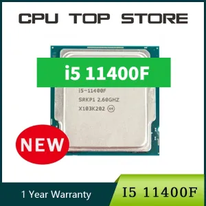 CPU New Core i5 11400F 2,6 GHz Sixcore TwelVethread Processeur CPU L3 = 12M 65W LGA 1200 NON FAN H510