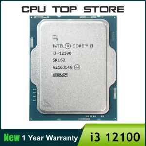 CPU New Intel Core i3 12100 3,3 GHz 4core 8Thead Processeur CPU L3 = 12M 60W LGA 1700 NON FAN