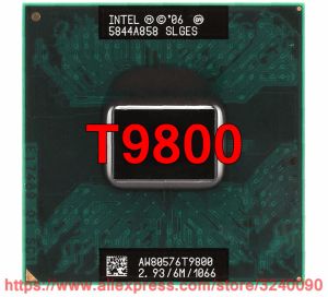 CPUS ORIGINAL LNTEL CORE 2 DUO T9800 CPU (6M CACHE, 2,93 GHz, 1066 MHz FSB, DualCore) Processeur d'ordinateur portable livraison gratuite