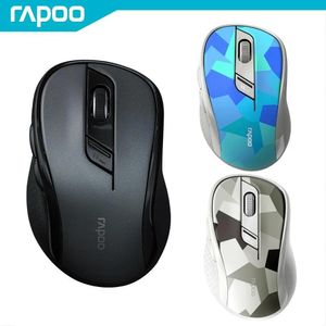 CPU Rapoo M500g Ratón Bluetooth Multidispositivo Ratón Inalámbrico Ergonómico Silencioso para Computadora PC Portátil Batería De 12 Meses De Larga Duración