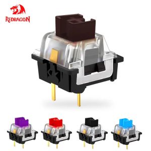 CPUS Redragon SMD RGB MX Switch 3pin Clicky Linear Tactile Silent Red Blue Black Bruin Purple Switche voor mechanisch toetsenbord van het achtergrondverlichting