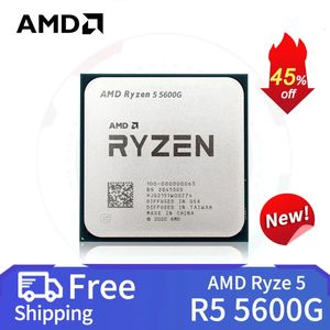 CPU Ryzen 5 5600g pc gamer cpu 65w ddr4 de mesa soquete am4 sin refrigerador 231117