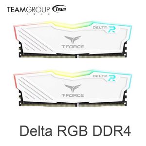 CPUS TeamGroup TForce Delta RGB DDR4 16GB 8GB 3600MHz 3200MHz 3000MHz Módulo de memoria de juego de escritorio RAM