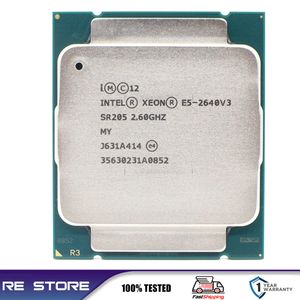 CPU's Gebruikt Intel Xeon E5 2640 V3 Processor SR205 2.6Ghz 8 Core 90W Socket LGA 2011-3 CPU E5 2640V3 230925