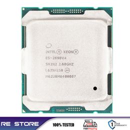 CPU's Gebruikt Intel Xeon E5 2690 V4 Processor 2.6GHz Veertien kernen 35M 135W 14nm LGA 2011-3 CPU 230925