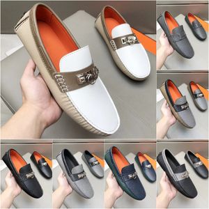 CQ 17MODEL Loafers Designer Casual Schoenen Heren Instapper Nieuwe Mode Sapatos Masculino Erkek Loafers Mocassin Zwart Eenstaps Schoenen Luxe Ademend Op maat 38-45