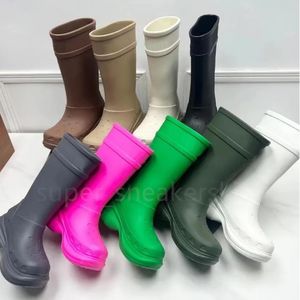 Cr Paris ocs Rainboots Designer Hommes Femmes Trooper Boot Printemps Automne Style Bottes de mode de luxe en caoutchouc EVA et plastique Anti slip fond épais bottes d'extérieur Taille 35-45