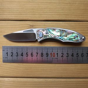 CR Titanium Custom Handvat Chris Pocket High M390 Mini Reeve Quatily Legering Hout EDC Mnandi Tactical Survival Camping Blade TC4 Fold343G