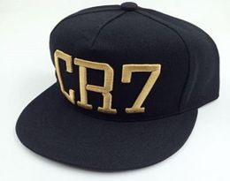 CR7 Snapback Cappelli da calcio Berretti da baseball sportivi Cappelli da ricamo Casquette Hip Hop Cristiano Ronaldo Cappellini per uomo Donna Alta qualità3427206