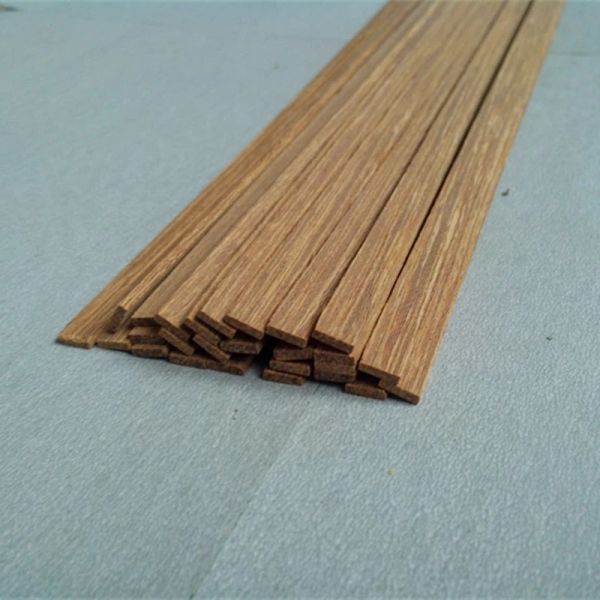 Bandes de planches de bois de teck naturel personnalisées, 45cm 50cm x 2/3/4/5/6/7/10/20mm 0.67mm, pour bricolage, meubles de menuiserie, décoration de maison