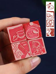 Craft personnalisé personnalisé Shoushan Stone Finion Stamp Seal pour la calligraphie peinture de sprates