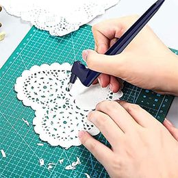 Craft Cutting Tools 360 Roterend mes Paper-cutter 3 Vervangen Blade Craft Cuts Mes Diy Art Wear Resisting Art Cutting Tool