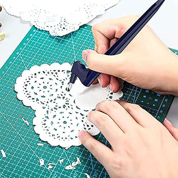 Outils de coupe d'artisanat 360 Tableau de papier lame rotatif 3 Remplacer la lame Craft Couper couteau DIY Tool de coupe d'art résistant à l'usure d'art