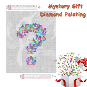 Craft Huacan 5D Diy Foto Custom Private Private Full Square Drill Mystery Gift Diamond Painting Mysterious Picture Handcraft Kit Gift
