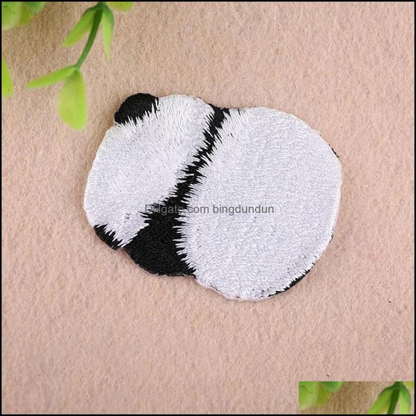 Artisanat Outils 1 Pcs Dessin Animé Panda Ours Autocollants Pour Vêtements Badge Broderie Ironon Animales Sac À Dos Diy Accessoire Drop Delivery Home Otrks