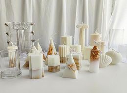 Outils d'artisanat 1pcs moules de bougies pour faire du piliersquarecylinderball plastique bricolage artisanat gypse plâtre mald6686339