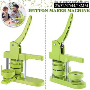 Ambachtelijke Gereedschappen 25/32/37/44/58 MM Button Badge Maker Machine DIY Button Maker Machine voor Art Handwerk Pins Maken Badge Punch Persmachine 230210