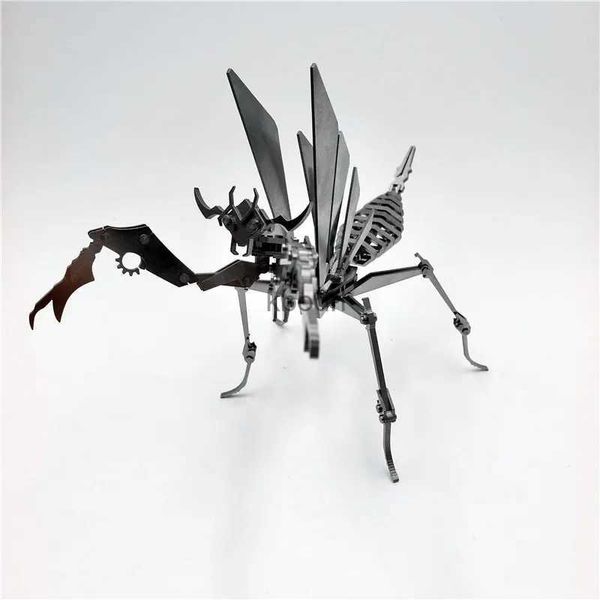Outils d'artisanat Kit d'assemblage 3D Mantis Métal Mécanique Insecte Animal Puzzles Jouets pour Adultes DIY Action Figure Collection Cadeaux En Stock YQ240119