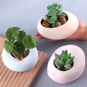 Craft Tools 3D Bloempot Schimmel Geometrisch beton Cement Succulente Planter Molds Epoxy Resin Handwerk maakt Levering Home Garden Decor