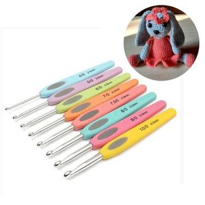 Hobbygereedschappen 8 stks/set Plastic handvat Alumina Haaknaalden Breinaalden Garen Trui Weave Naaien Tool Xbjk2105 Drop Delivery Ho Dhfwq