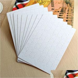 Herramientas artesanales Tamaño A5 Diy Papel de sublimación Rompecabezas Productos Rompecabezas en blanco Rompecabezas Transferencia de impresión por calor Regalo de devolución local para amantes D Dhyzg