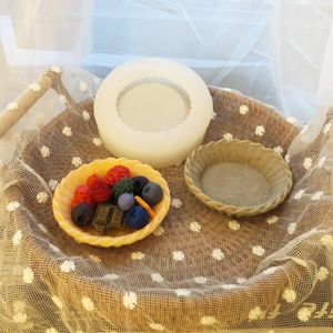Ambachtelijke Gereedschappen Kaars Mallen Pie Korst Ontwerp Koreaanse Siliconen Mal DIY Decoratie Wafel Basis Creatieve Mousse Gebak Baking188P