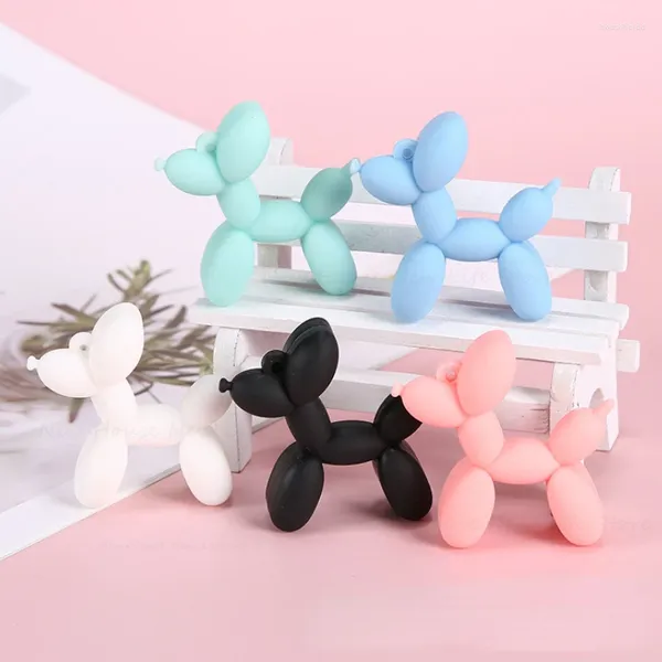 Mini ballon en Silicone pour chiot, outils d'artisanat, moule en plâtre de béton fait à la main, résine époxy, bricolage 3D créatif et mignon, décoration de maison, boîte cadeau