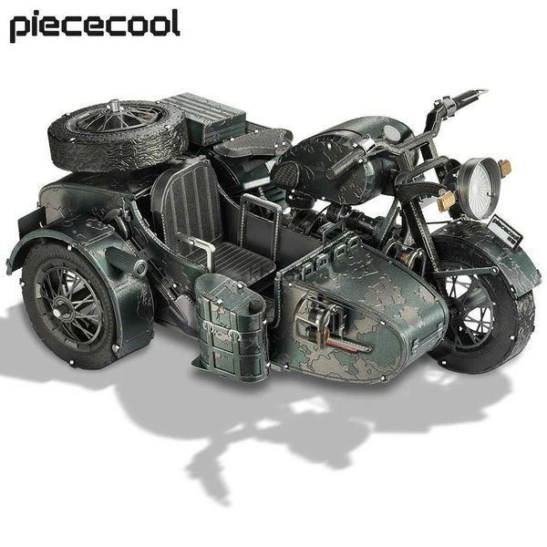 Herramientas artesanales Piececool 3D Metal Puzzles 750 Kits de modelos de ensamblaje de motocicletas DIY Juguete Regalos de cumpleaños de Navidad Jigsaw Decoración del hogar YQ240119