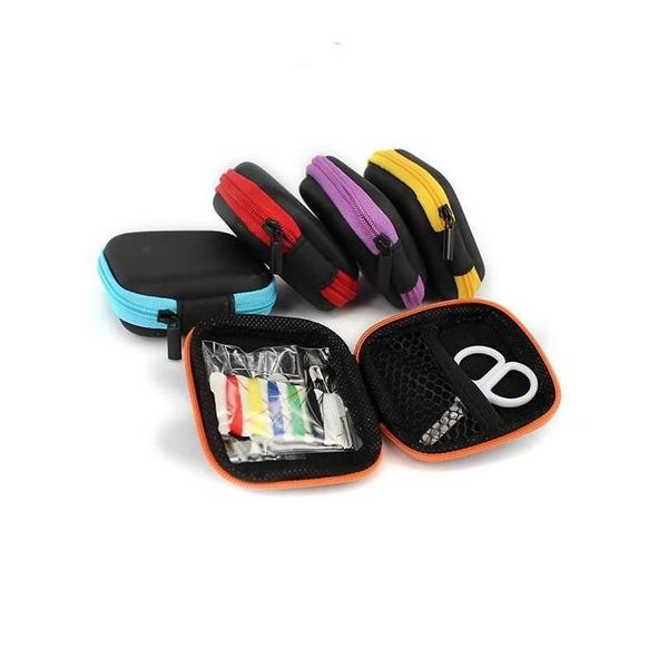 Outils d'artisanat Couture Mini boîte de rangement portable Kits de voyage avec fils d'aiguille Ciseaux Accessoires de bricolage Sn5164 Drop Delivery Home Gard Dhlck