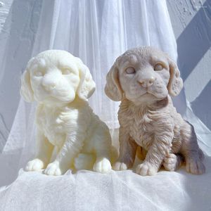 Outils d'artisanat Springer Spaniel Puppy Candle moule Animal chiots Animaux de soja Silicone Moule de chien Lover Home Decor