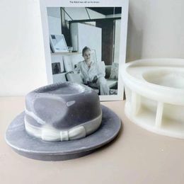 Moule à bougie en Silicone pour homme, outils artisanaux, chapeau haut de forme, cire de soja, 3D