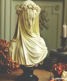 Инструменты для рукоделия, завуалированная женская свеча, силиконовая форма, женская невеста, античный бюст, статуя, скульптура, женское тело, домашний декор, гипсовая форма2816258