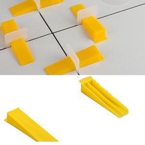 Outils d'artisanat cales jaunes pour espaceur de carrelage, outil de mur et de sol 271h