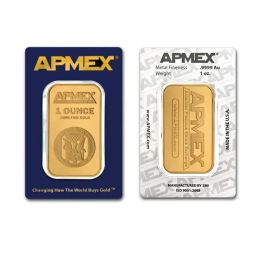Crafts 24K Gold Ploated Apmex Argor Hereaus RCM 1 Ounce Gold 999.9 Geplateerde bar