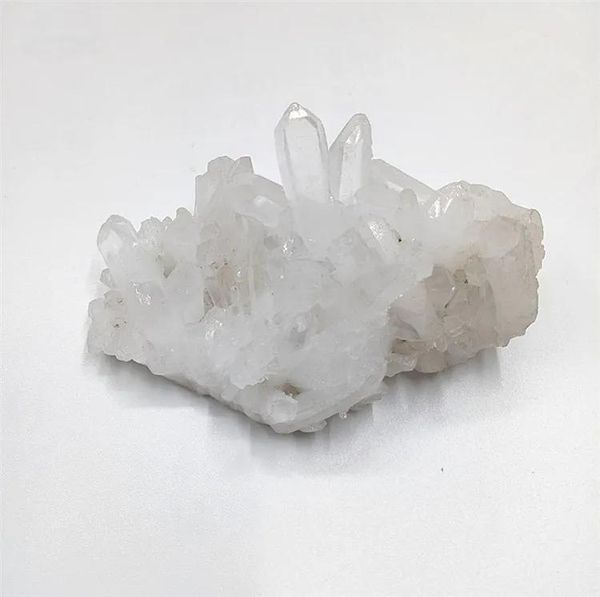 Artesanías, 70 g, cristal transparente natural, grupo de piedras, hermoso grupo de cristal de cuarzo blanco, curación reiki para decoración