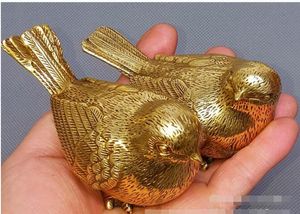 Artisanat Copper Sparrow Bird Oimbs Ornements Home Fournisseur Decorative Bronze Antique Collection de souvenirs1086271