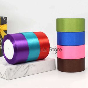 Crafts Handmade 25 -yards/roll boog Silk Satin Flower Gift Wrap Party Wedding Decoratie Kerstpakking Linten TH0877