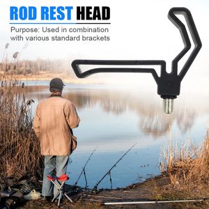 Crap Pissing Resh Rest Gripper Head Trep Abs Fishing Fiding Polt Pold Polder Support Support de pêche extérieure Tackle Tackle