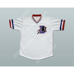 CRASH DAVIS BULL DURHAM BASEBALL JERSEY STITCH COUSU NOUVEAU Cousu