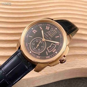 Crater Unisexe Watches 186000 New Calebo 18K Rose Gold Automatic Mechanical Mens Watch W7100007 avec boîte d'origine