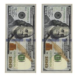 Cratif non glissée Rapier à la maison Modern Decor Carpet Runner Runner Dollar Printed Tapis cent dollars 100 Bill Print 187c