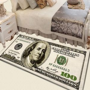 Crative Antislip Tapijt Modern Home Decor Tapijt Runner Dollar Gedrukt Tapijt Honderd Dollar 100 Bill Print334z