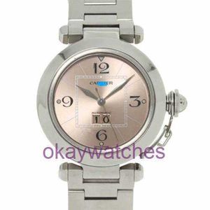 CRATTRE Designer Hoogwaardige horloges C Big Date W31058M7 Pink Dial Boys Watch 90230051 met originele doos