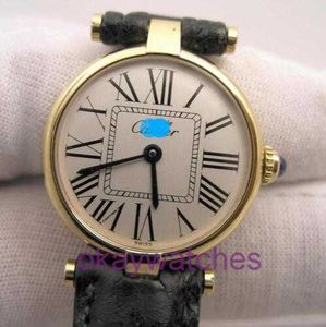 Crattre Designer Watchs de haute qualité doit de 18k Gold Vermeil Quartz Watch avec sangle d'origine avec boîte d'origine