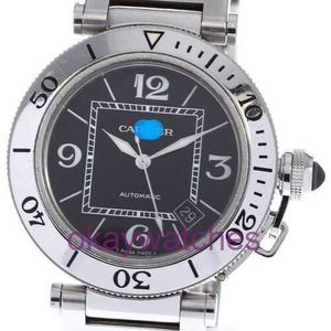 Crattre Designer Watchs de haute qualité Pacha Timer W31077M7 Date Black Cador Watch Mens Watch _808256 avec boîte d'origine