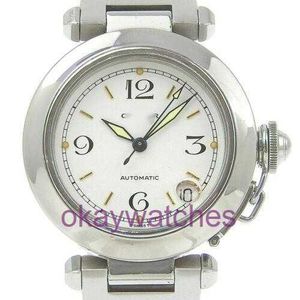 Crattre Designer Watchs de haute qualité Watch W31015M7 White Diad Intonyd Steel Mechanical Car avec boîte d'origine