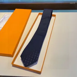 Corbatas Corbata de seda de diseñador Corbatas de negocios para hombre Corbatas Jacquard Corbata de boda con caja de regalo