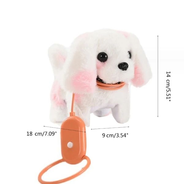 Crawl Learning Music Dog Toy avec laisse Electronic Dog Toy Child Birthday Gift X90C